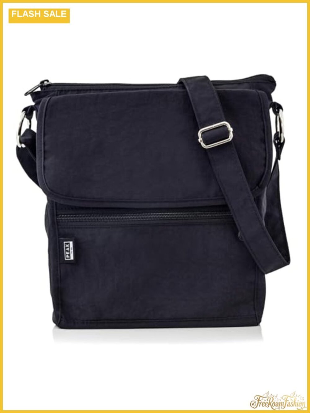 Peak Gear Nylon Crossbody Travel Purse RFID Blocking Adjustable Strap